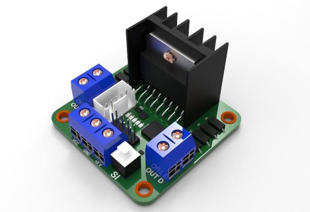 L298N Stepper Motor Driver design 1