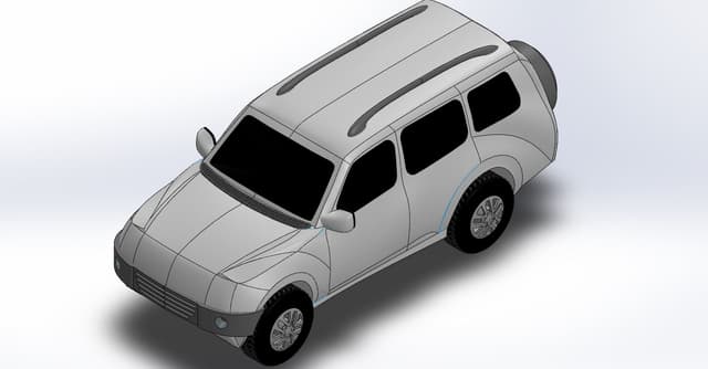 Mistubishi Pajero design 1