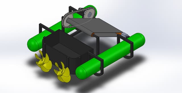 Watery Land Floating Dust Collector design 2